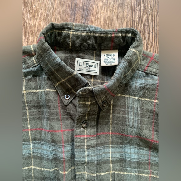 L.L.Bean button up shirt/ M - Picture 1 of 6